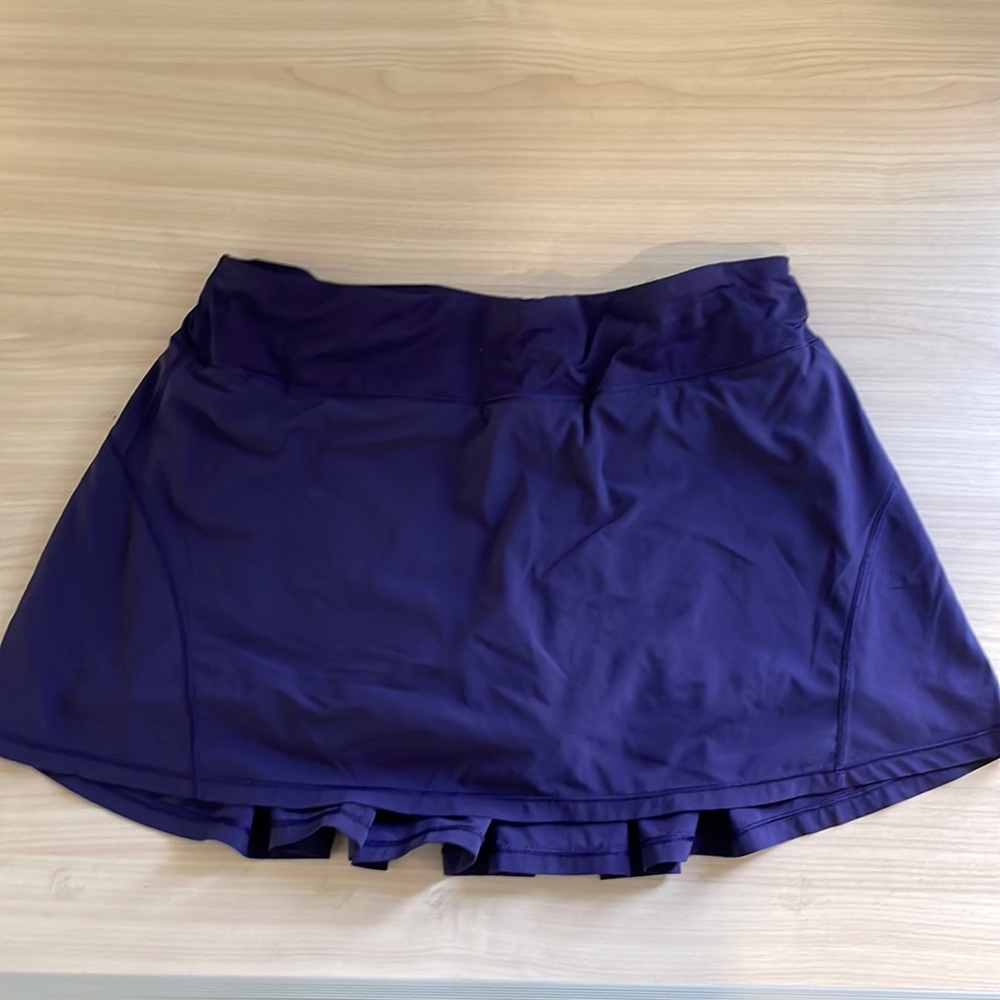 Lululemon Dark Violet tennis skirt.